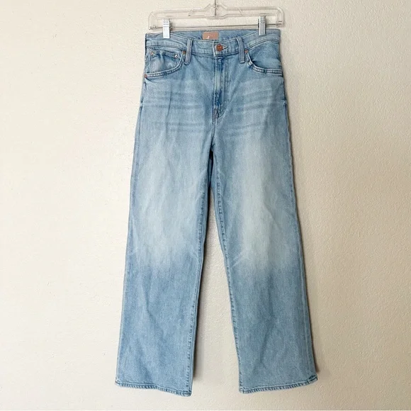 Mother Jeans The Dodger Ankle Slouch Loose Straight Leg Light Wash Size 25 - Picture 2 of 9
